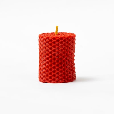 Wax candle, Red, M