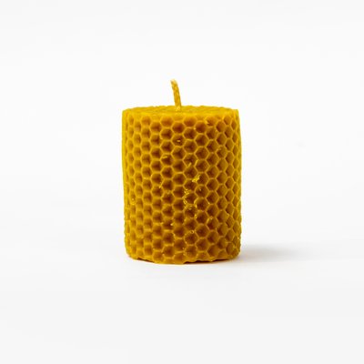 Wax candle, Yellow, M