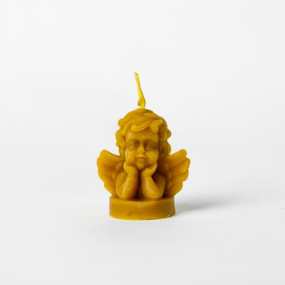 Candle "Angel", Yellow, S