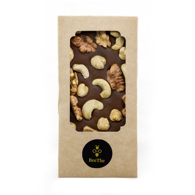 Milk chocolate with nuts, 120g, 120 г