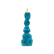 Beewax candle "Bunny", Light blue, M