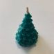 Candle from soy wax "Christmas tree", Green, XS